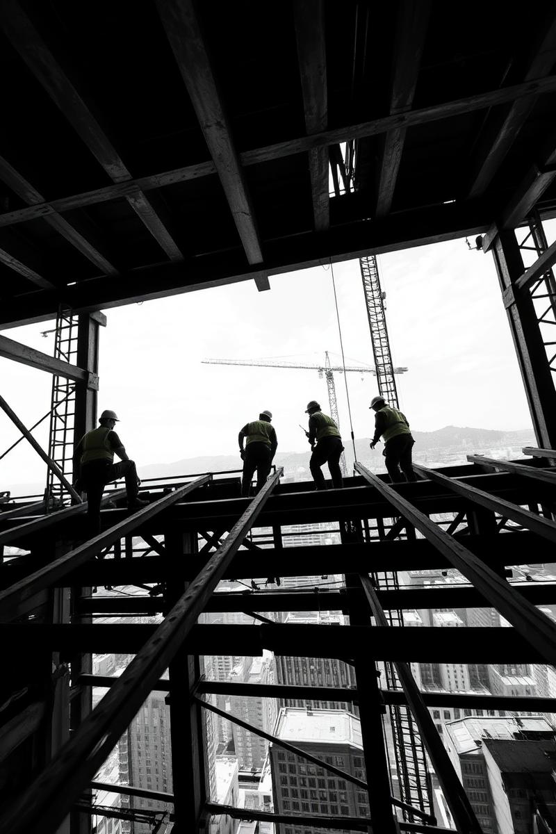 Urban infrastructure under active construction and monitoring